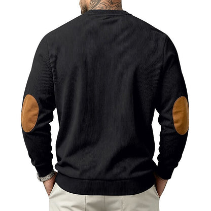 Soft Textured Corduroy Sweatshirt