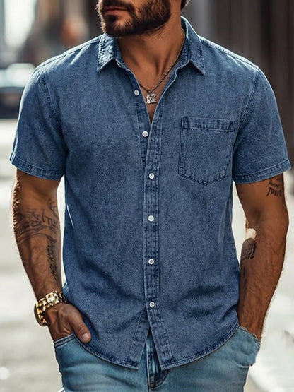 100% Cotton Acid Wash Shirt