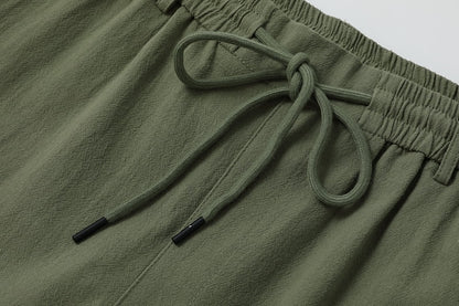 Cotton Linen Pants - Straight Leg, Casual & Comfortable