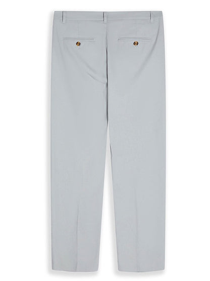 Men's Linen Dress Pants - Pleated Pants Straight Leg for Summer Comfort