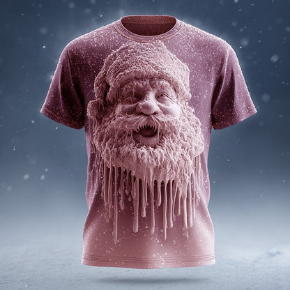Designer Santa Christmas Graphic Tee