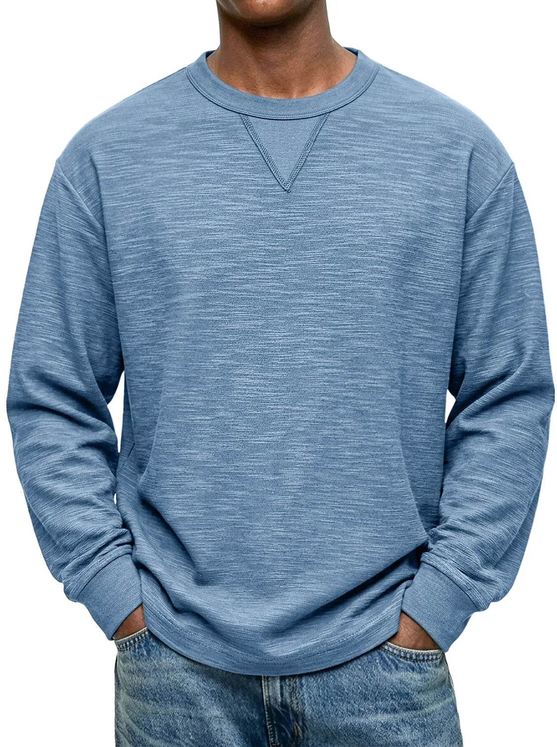 Cozy Crewneck Casual Long Sleeve T-shirts