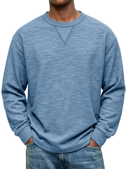 Cozy Crewneck Casual Long Sleeve T-shirts