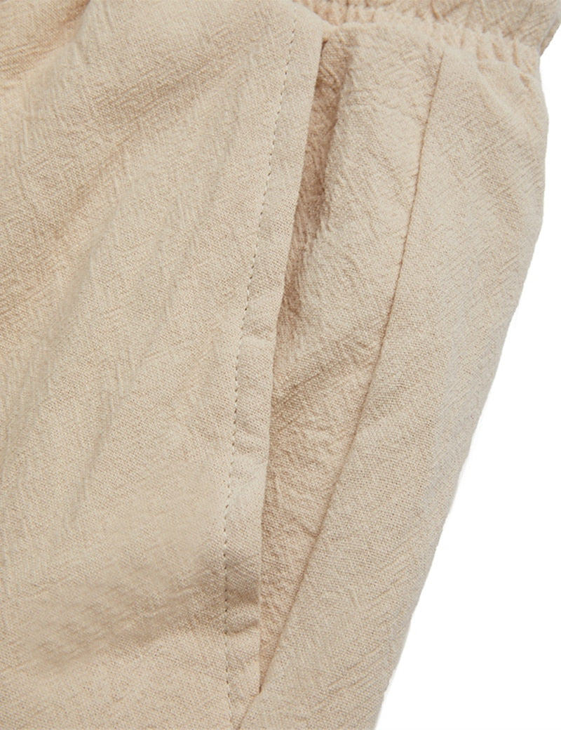 Men's Summer Linen Shorts-Multi-Pocket, Casual & Comfortable