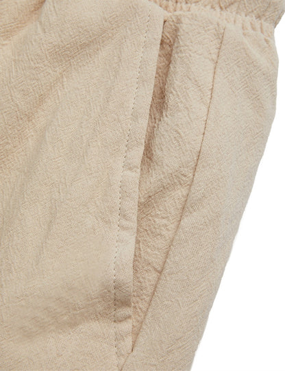 Men's Summer Linen Shorts-Multi-Pocket, Casual & Comfortable