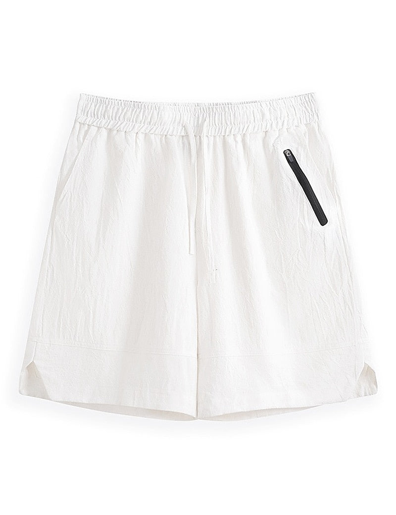 Men's Summer Linen Shorts-Multi-Pocket, Casual & Comfortable