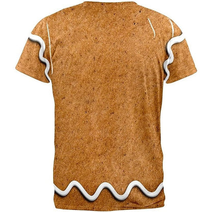Men's Christmas Gingerbread Graphic Costume Tee
