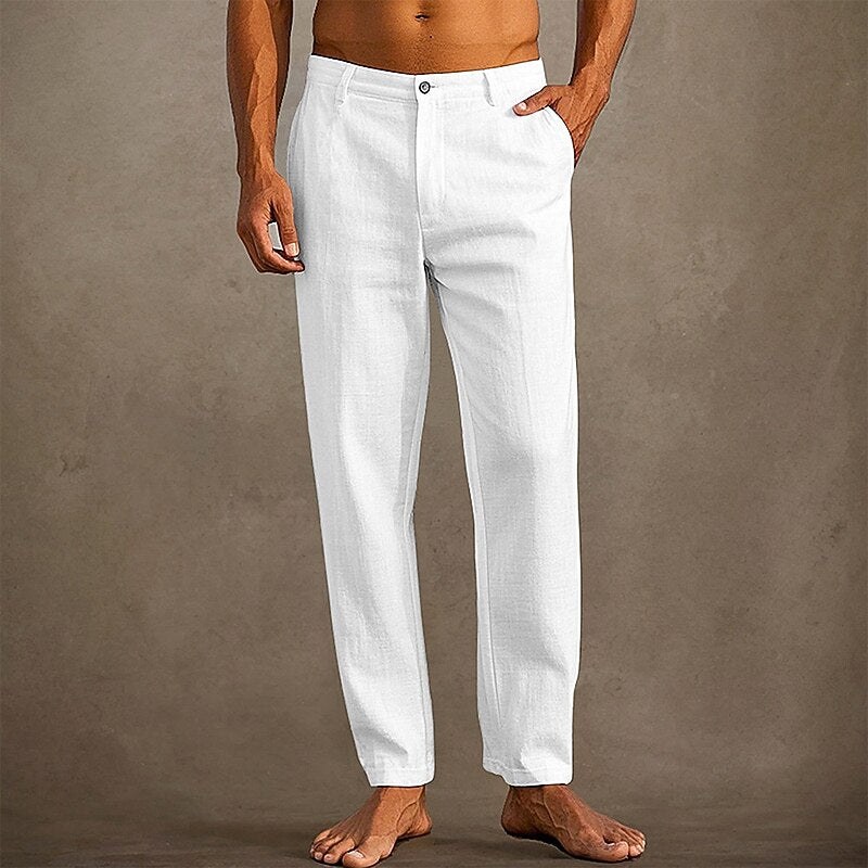 Summer Cotton Linen Pants - Everyday Comfort for Men