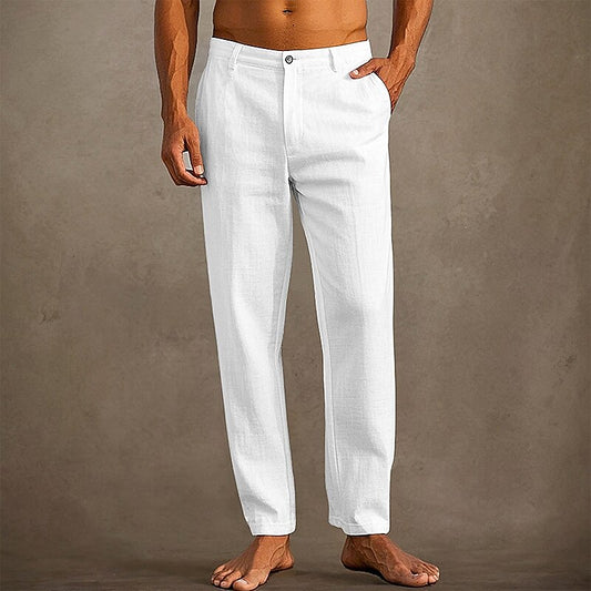 Summer Cotton Linen Pants - Everyday Comfort for Men