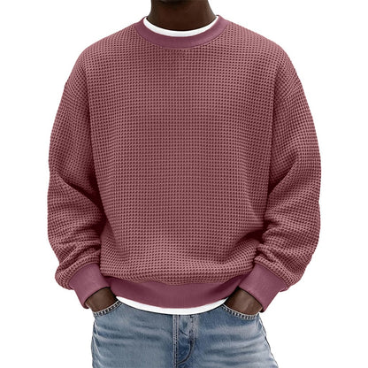 Men's Waffle Crewneck Sweatshirt