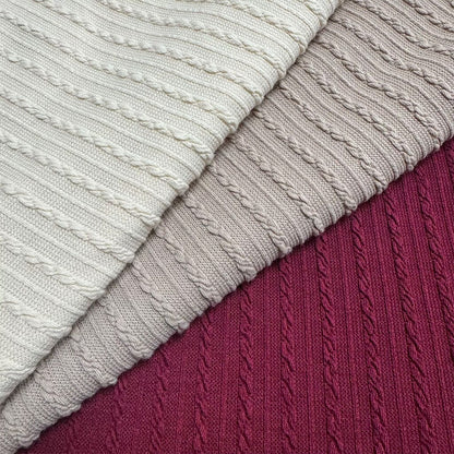 Jacquard Textured Long Sleeve Henley