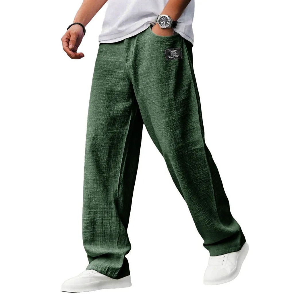 Baggy Cotton Linen Pants - Soft, Breathable, Summer Casual
