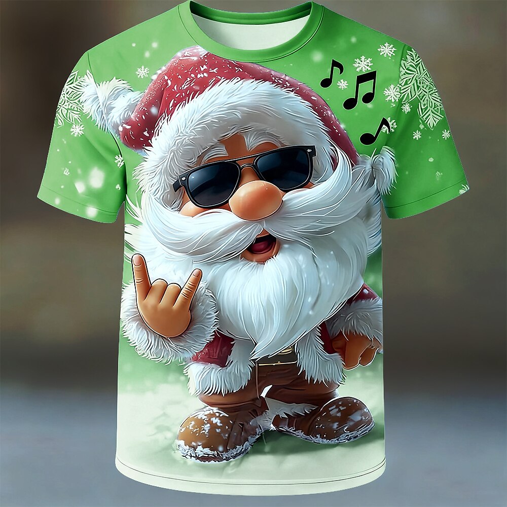 Christmas Santa Holiday Graphic Tee