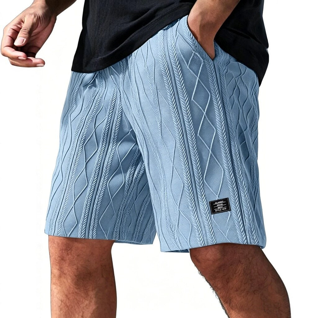 Men's Textured Jacquard Shorts
