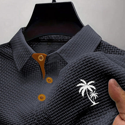 Men's Holiday Waffle Polo-Comfortable Spring & Summer Wear