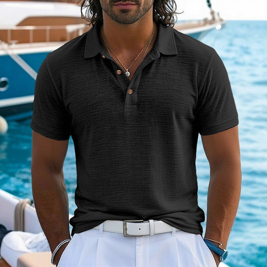 Lightweight Cotton Linen Summer Polo