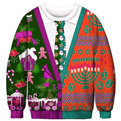Christmas Gingerbread Bells Graphic Sweatshirt