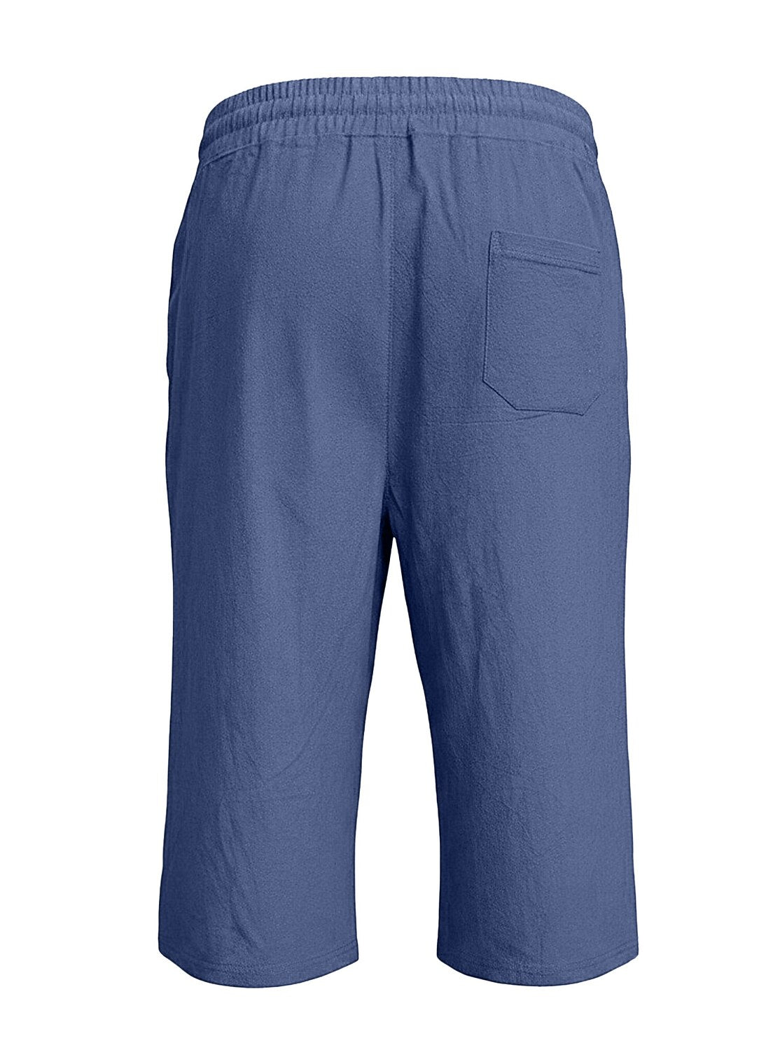 Breathable Linen Shorts With Elastic Waist