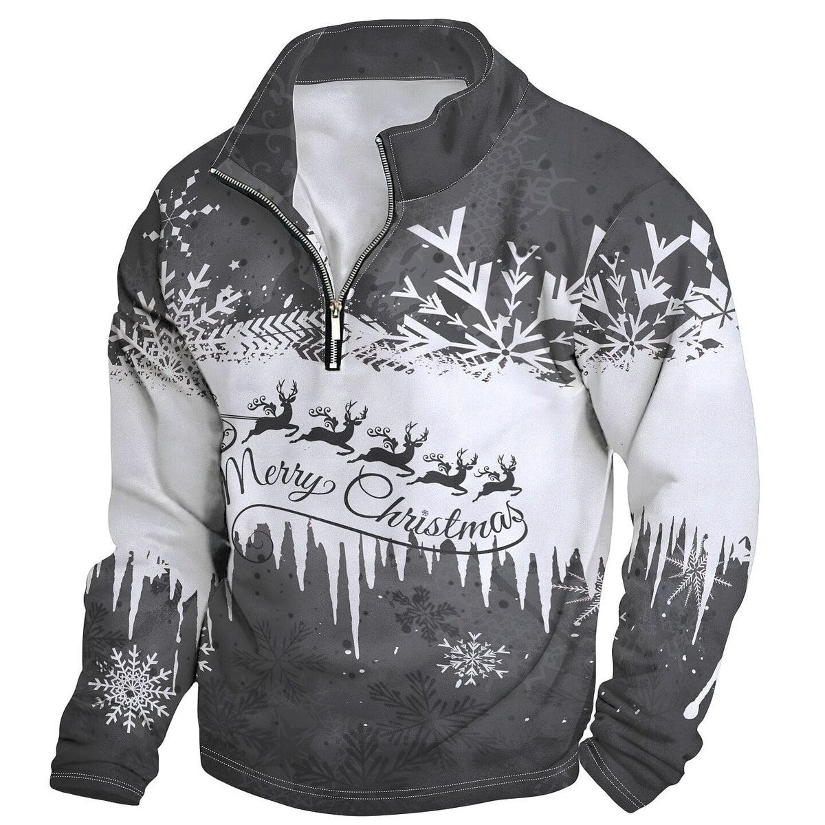 Christmas Festive Print Sweatshirt
