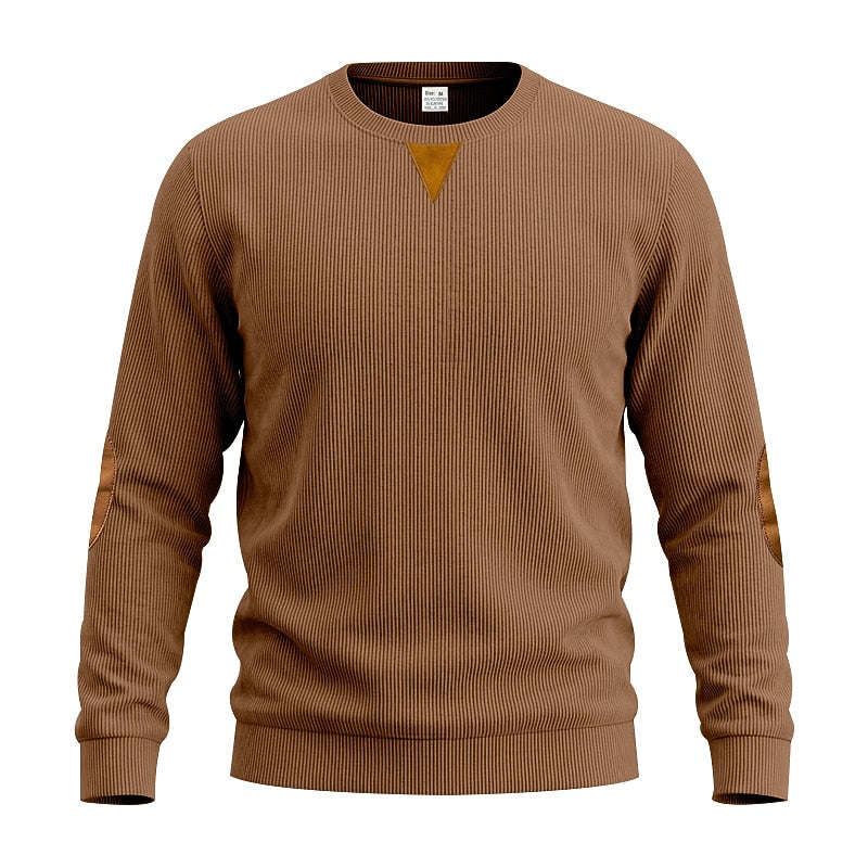 Soft Textured Corduroy Sweatshirt
