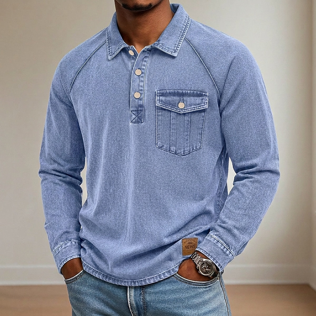 Broken-in Comfort Cotton Polo Shirt