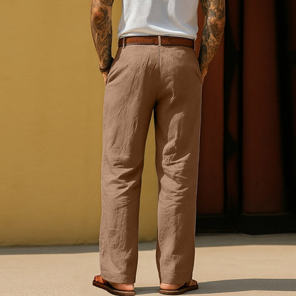 Men's Cotton Linen Baggy Pants