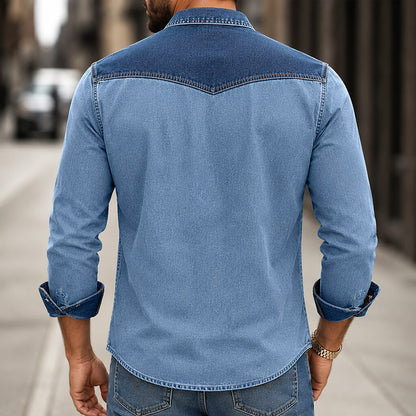 Vintage Washed Western Pocket Shirt
