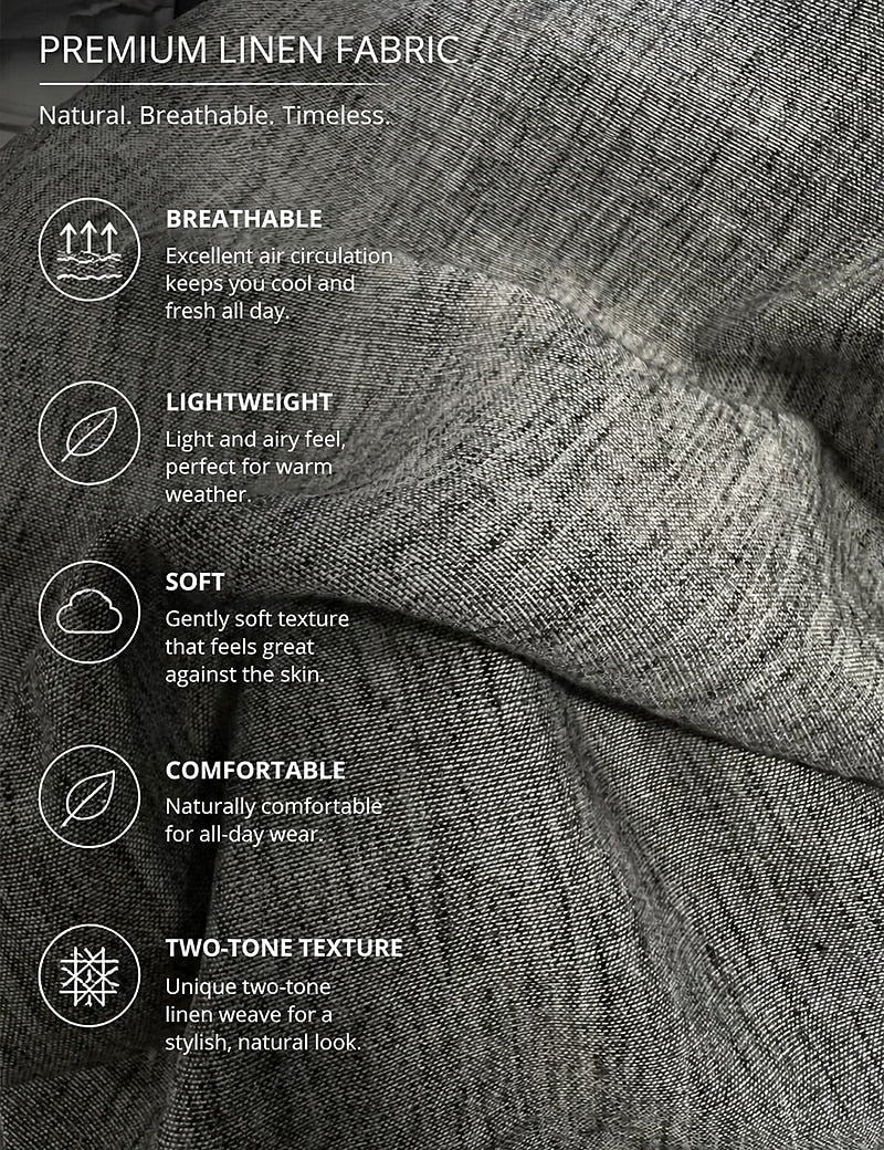 2-Pack Linen Shorts with Pockets