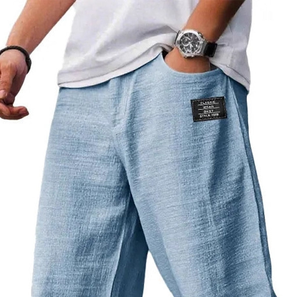 Baggy Cotton Linen Pants - Soft, Breathable, Summer Casual