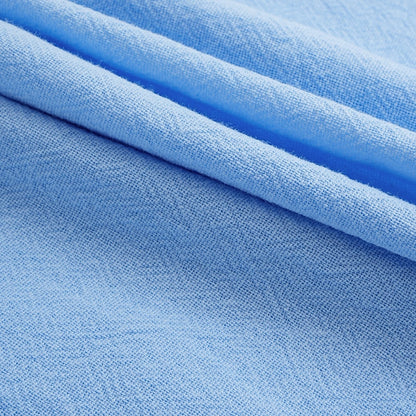 Linen Shorts with Elastic Waist-Perfect for Vacation and Beach
