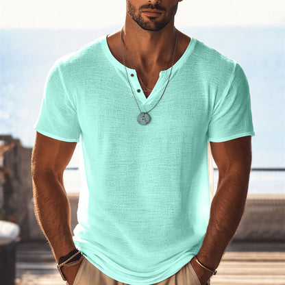 Men’s Lightweight Knit V-Neck Tee