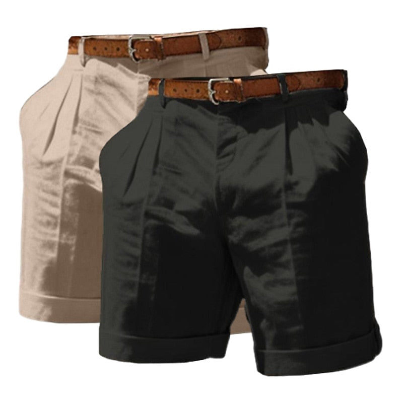 Lightweight Linen Shorts-2 Piece Set