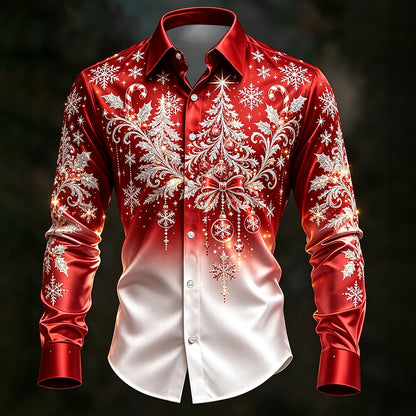 Christmas Tree Ugly Button Down Shirt