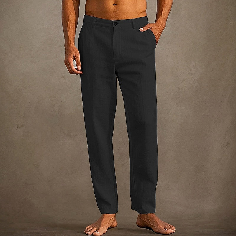 Summer Cotton Linen Pants - Everyday Comfort for Men