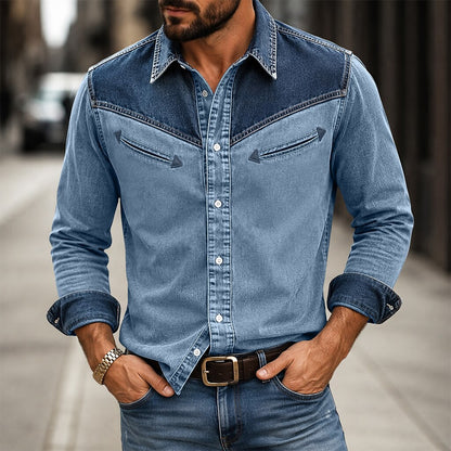 Vintage Washed Western Pocket Shirt