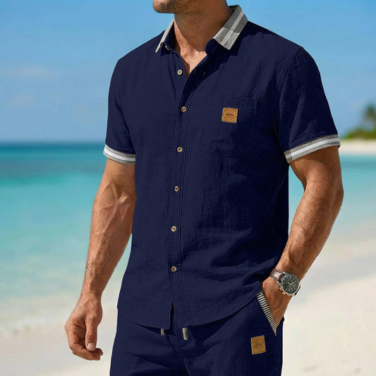 Breathable Cotton Linen Shirt