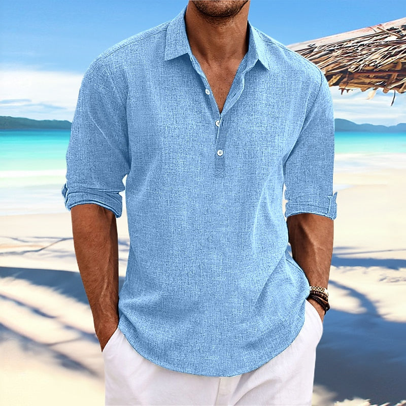 Classic Cotton Linen Shirt