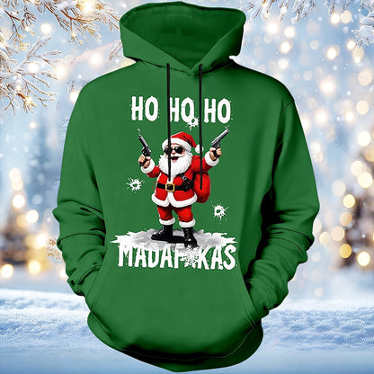 Christmas Santa Vintage Novelty Hoodie