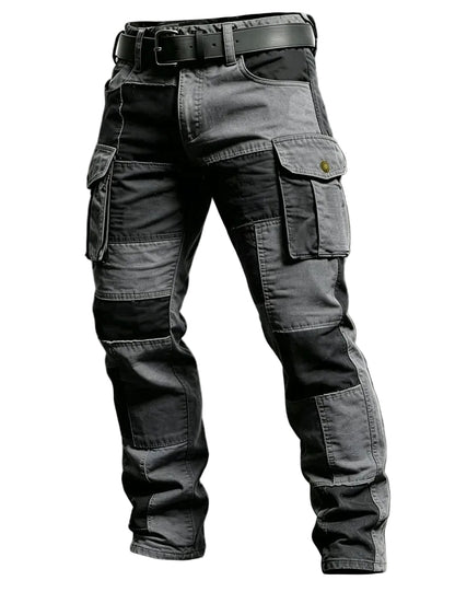 Men's Textured Tactical Cargo Comfort Pants