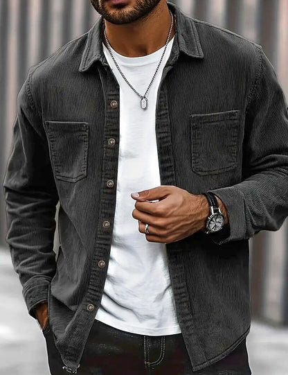 Soft Corduroy Button Up Shirt