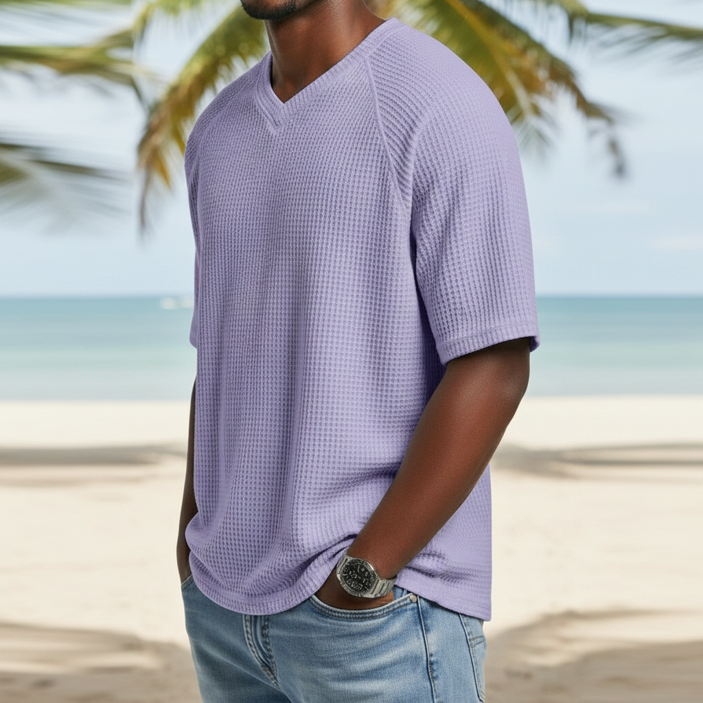 Men's Short Sleeve Waffle T-Shirt