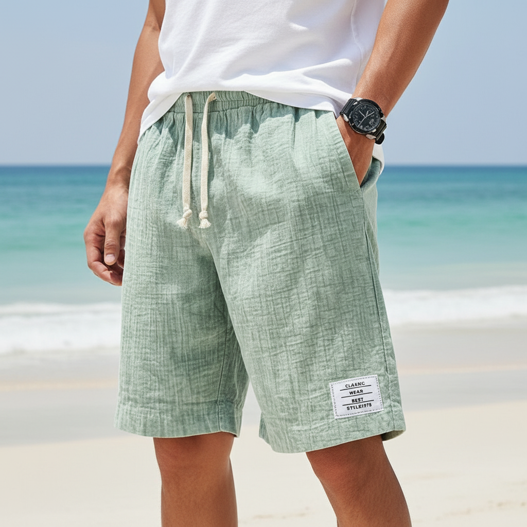 Breathable Cotton Linen Shorts