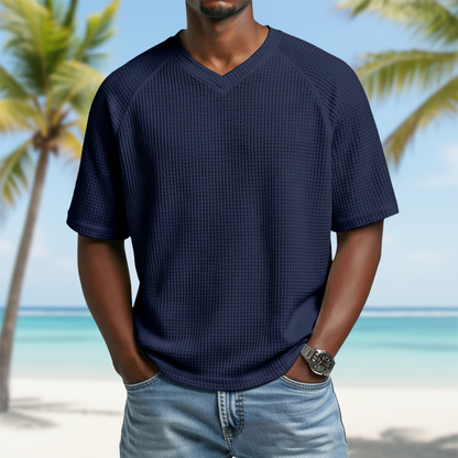Men's Basic Waffle T-Shirt