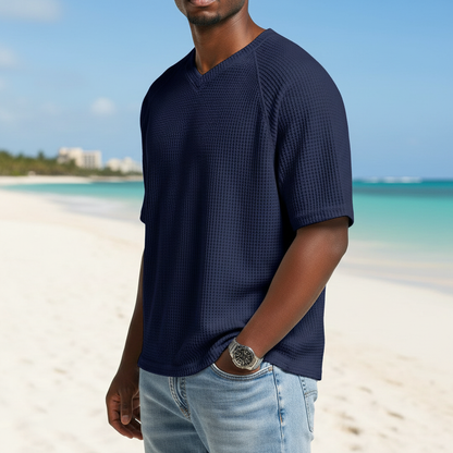 Men's Basic Waffle T-Shirt