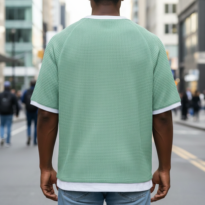 Men's Waffle-Knit T-shirt