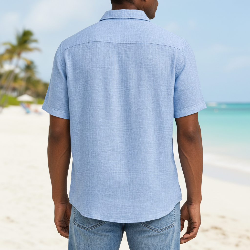 Men's Baggy Linen Shirt