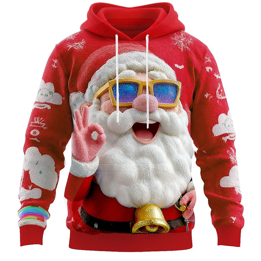Christmas Santa Festive Holiday Hoodie