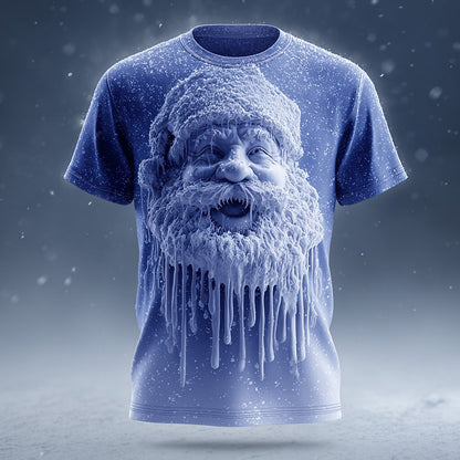 Designer Santa Christmas Graphic Tee