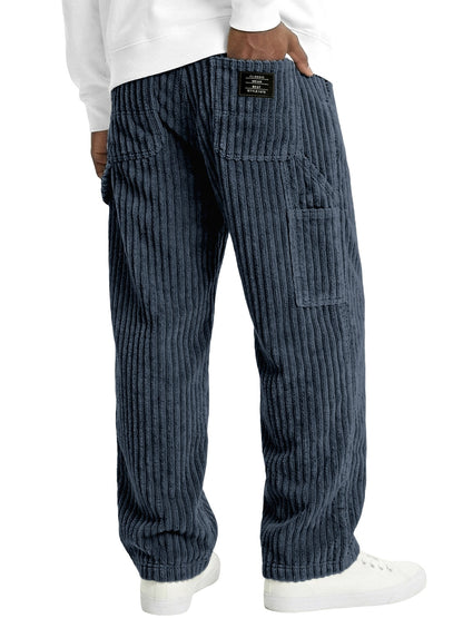 Men's Corduroy Trousers with Pockets