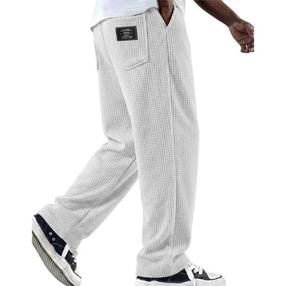 Classic Waffle Knit  Pocketed Pants
